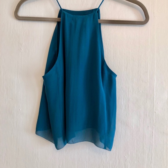 Aritzia Blue Rians Blouse - Picture 3 of 6